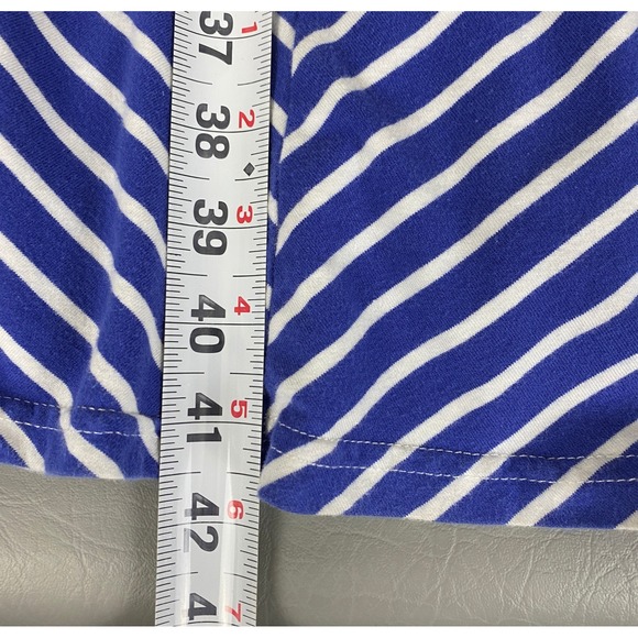 Ya Los Angeles Skirt Women's Large Blue White Striped‎ Maxi Long Casual - Picture 8 of 10